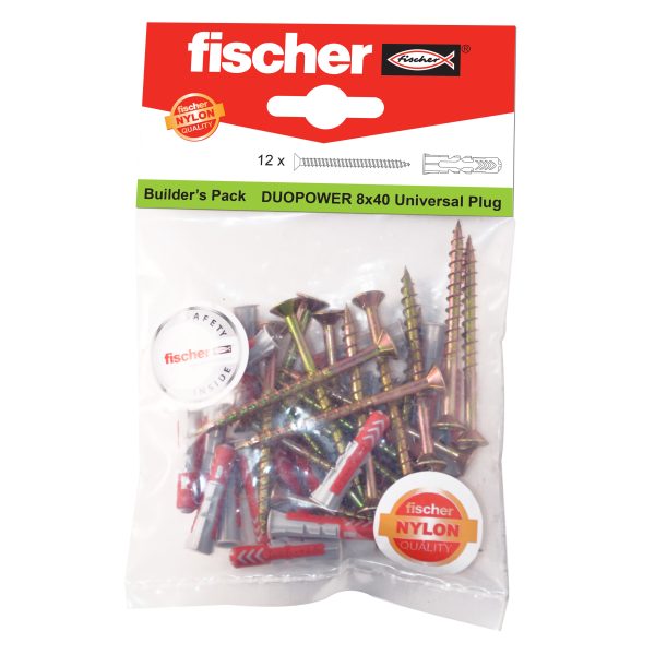 UX 8x50 NYLON PLUG (20301) BUILDERS PACK