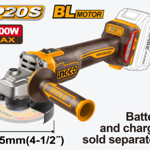 20V PS+ C/L GRINDER 115MM 1200W BRUSHLESS