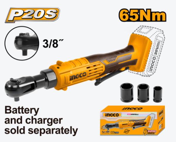 20V PS+ C/L RATCHET DRIVER 3P 65NM