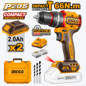 20V PS+ C/L DRILL B/L 66NM IMP KIT +ACC