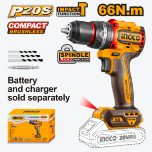 20V PS+ C/L DRILL B/LESS 66NM IMP + ACC