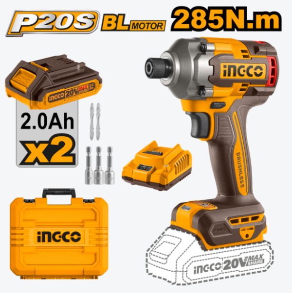 20V PS+ C/L DRIVER 285NM KIT 2 BATT