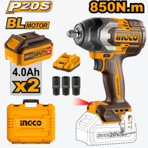 20V PS+ C/L WRENCH 850NM IMP B/LESS KIT 2BATT