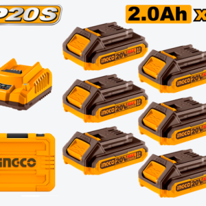 20V PS+ 2.0AH 6BAT & CHARGER KIT