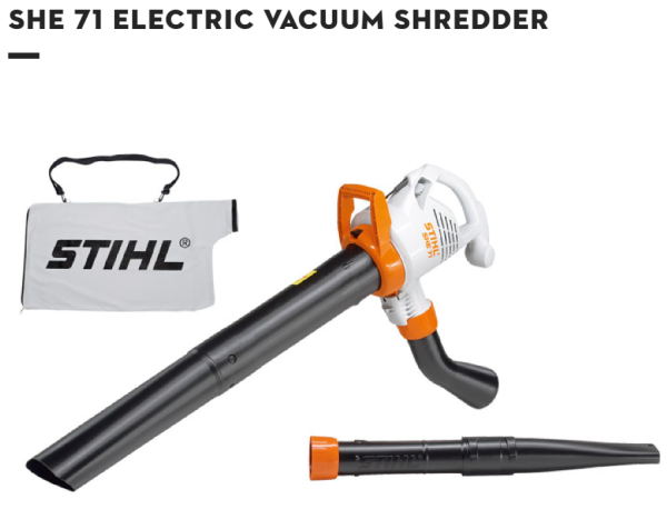 SHE 71 Electric Vacuum Shredder