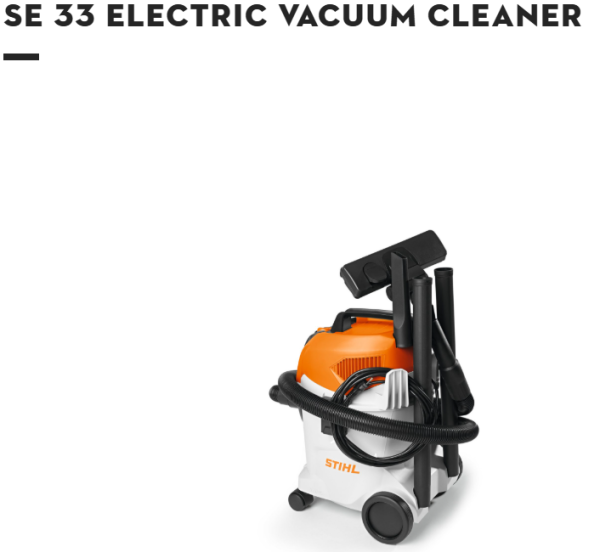 SE 33 Electric Vacuum Cleaner