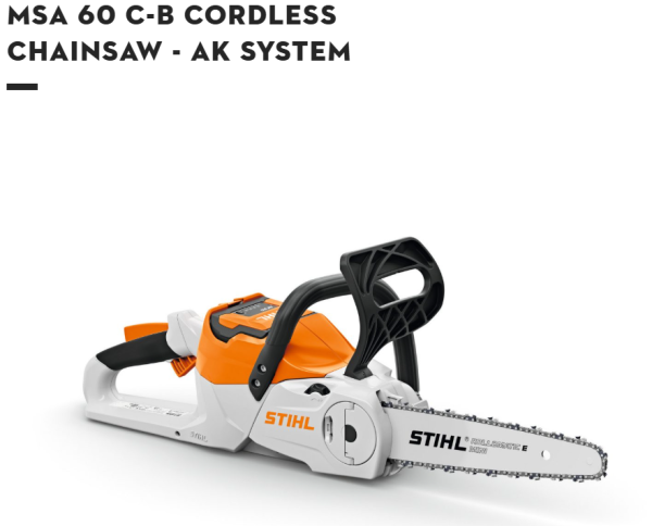 MSA 60 C-B Cordless Chainsaw - AK System