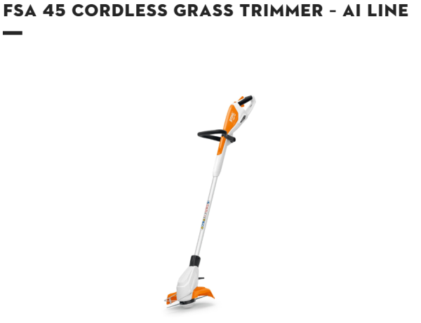 FSA 45 Cordless Grass Trimmer - AI Line