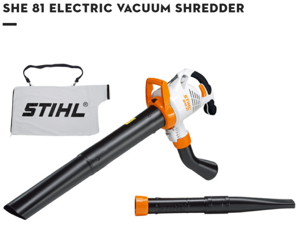 SHE 81 Electric Vacuum Shredder