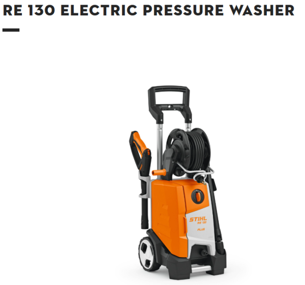 RE 130 Electric Pressure Washer