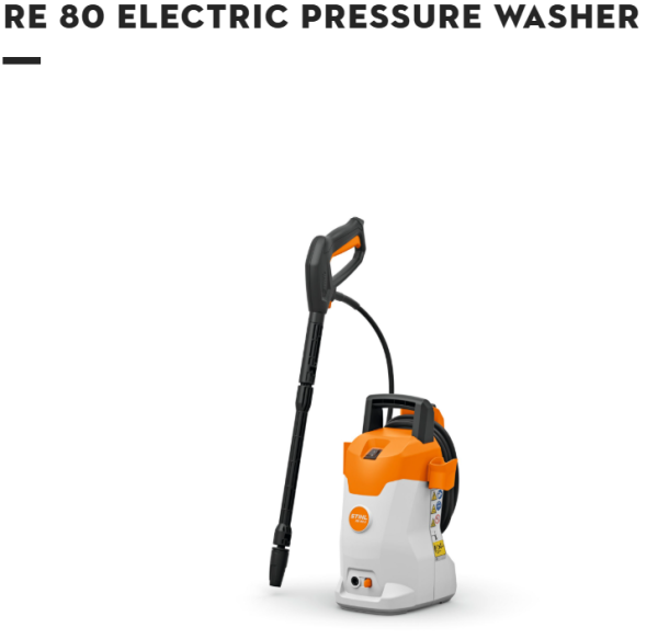 RE 80 Electric Pressure Washer