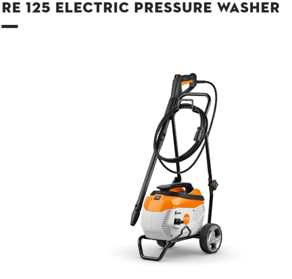 RE 125 Electric Pressure Washer